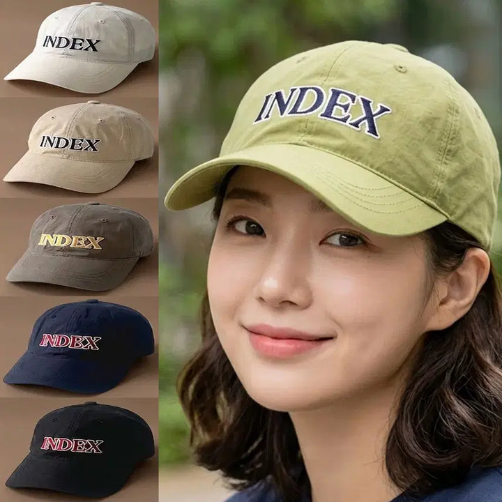 [BUNJANG] Unisex Vintage Embroidered Baseball Cap / 남녀공용 데일리 빈티지 무드 자수 볼캡 러닝캡 단체모자 남자모자 야구모자