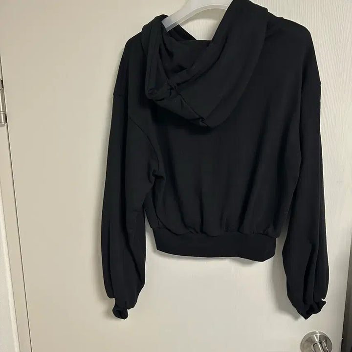 [BUNJANG] Black Two-Way Hooded Zip-Up / 블랙 투웨이후드집업 무배