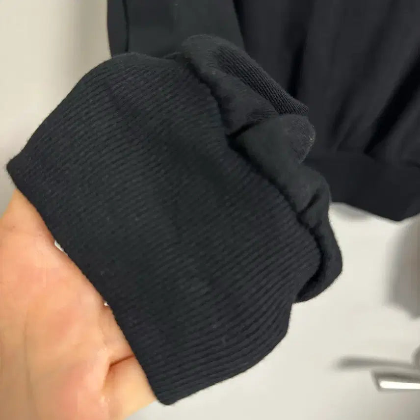 [BUNJANG] Black Two-Way Hooded Zip-Up / 블랙 투웨이후드집업 무배