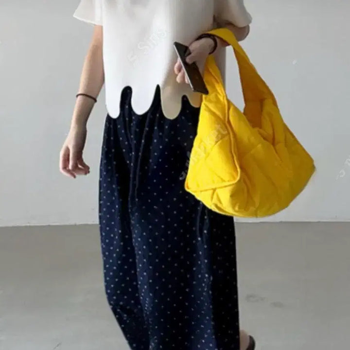 [BUNJANG] White Oversized Summer T-Shirt Blouse / 반팔화이트 면여름 여자오버핏 티 블라우스