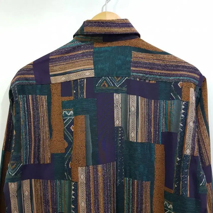 [BUNJANG] Vintage Ethnic Pattern Long Sleeve Shirt Men&