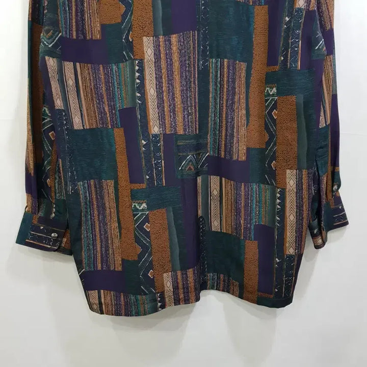 [BUNJANG] Vintage Ethnic Pattern Long Sleeve Shirt Men&