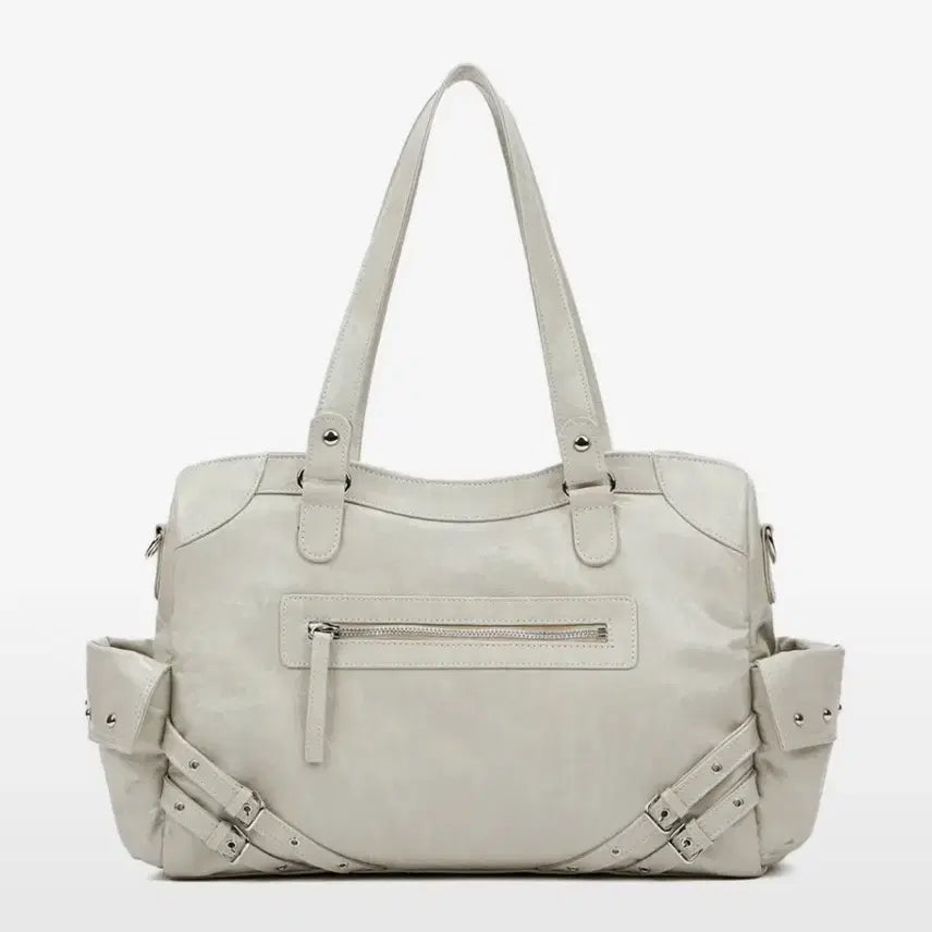 [BUNJANG] Dainit Stud Pocket Big Bag (Ash Beige) / 다이닛 스터드 포켓 빅백 애쉬 베이지 판매