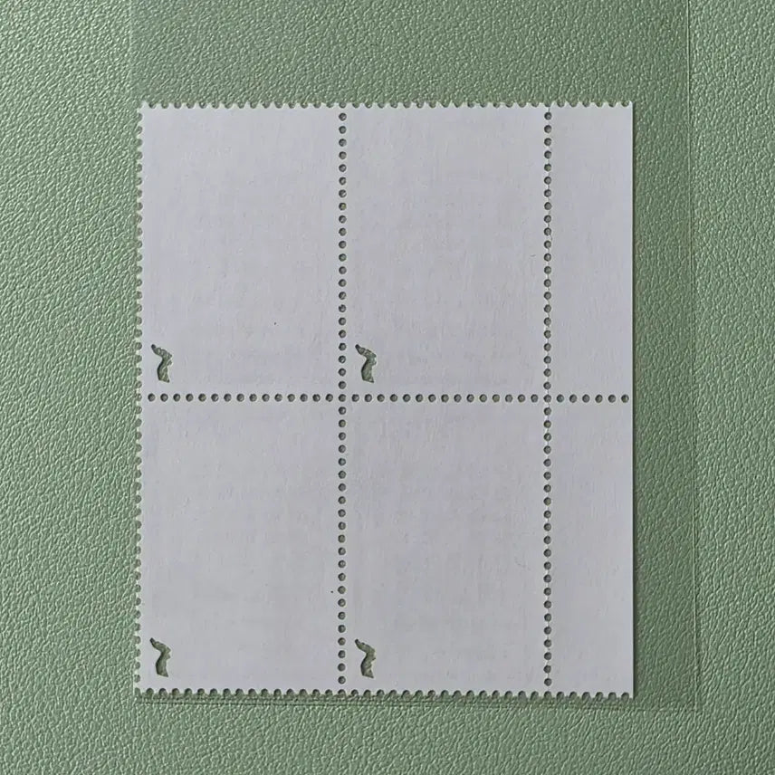 [BUNJANG] Korean Common Stamp 1000 Won 4-Stamp Block / (우표) 보통우표 한글 1000원 4매블록 / 2021
