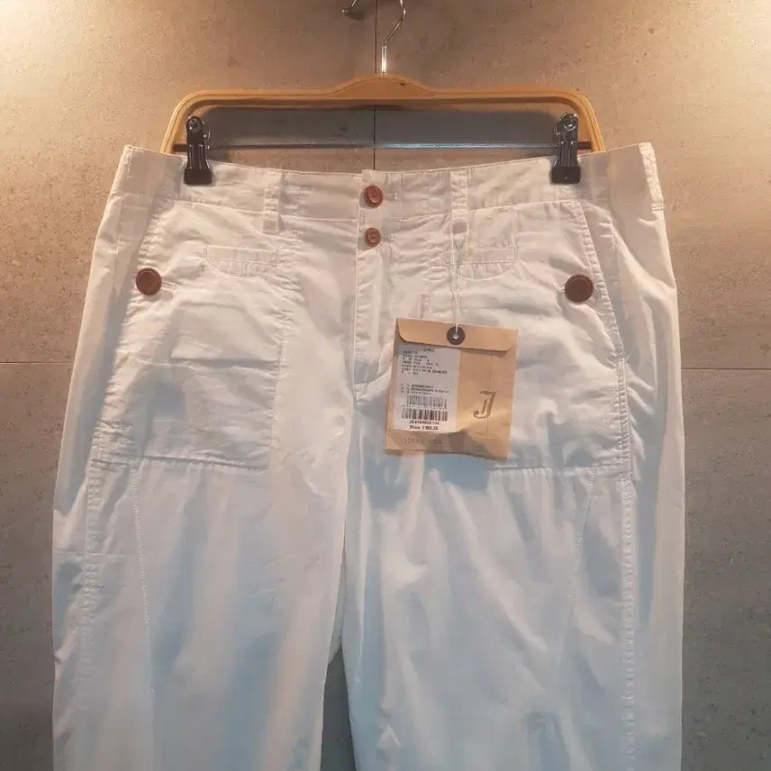 [BUNJANG] Jieor White Crop Pants / Jieor. 초럭셔리. 화이트 크롭 팬츠.