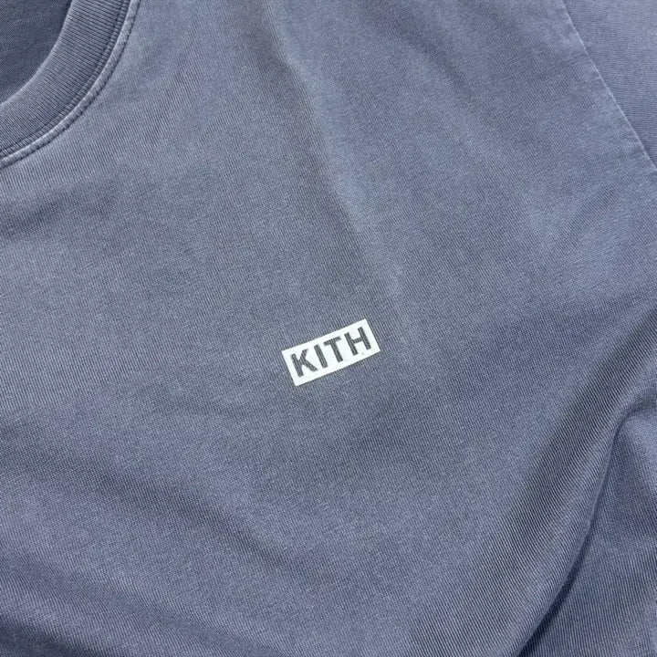 [BUNJANG] Kith Small Logo Washed Short Sleeve T-shirt (XL) / [KITH] 키스 스몰로고 워싱 숏슬리브_그레이 (XL)