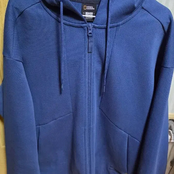 [SOLD OUT] 내셔널지오그래픽 블루 후드집업 XL