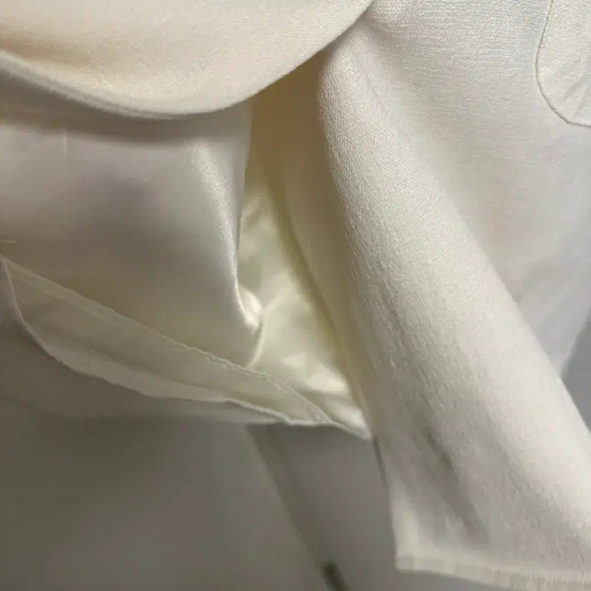 [BUNJANG] Ivory Short-Sleeve Jacket Dress / 아이보리 반팔자켓원피스 무배