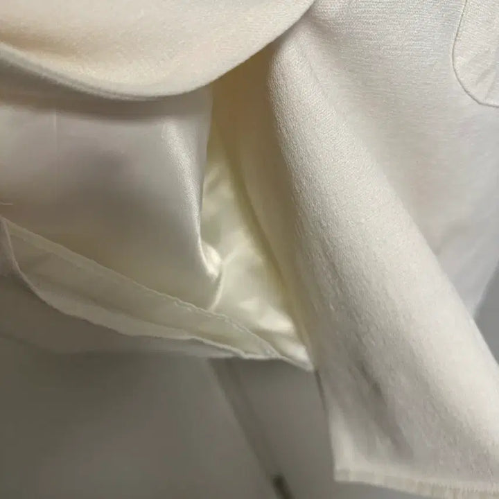 [BUNJANG] Ivory Short-Sleeve Jacket Dress / 아이보리 반팔자켓원피스 무배