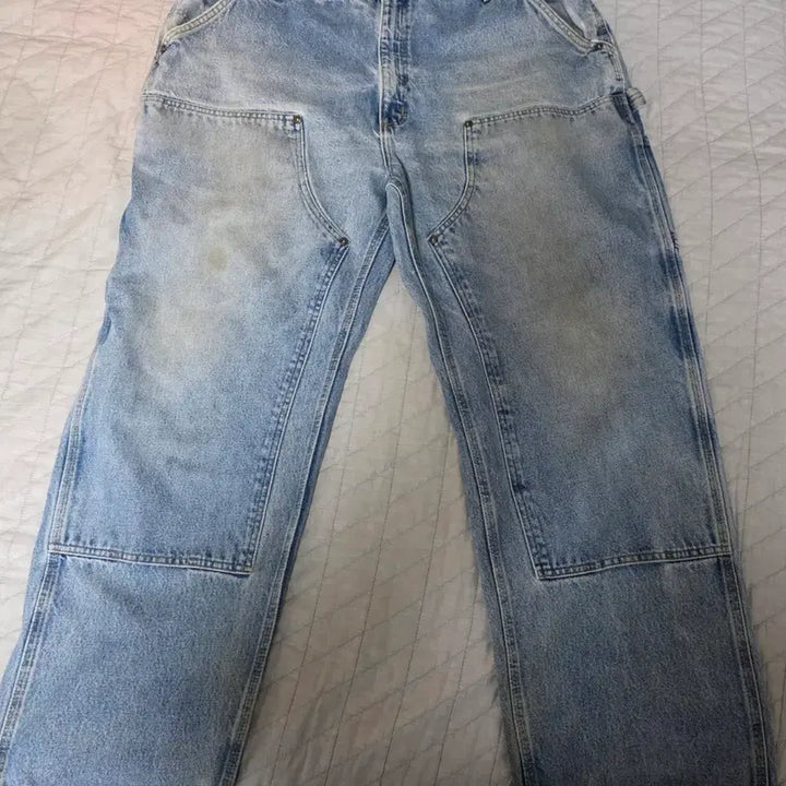 [BUNJANG] Carhartt B73 DST Cool Washing Denim Pants / [42X32] 00s 칼하트 더블니 B73 DST 쿨워싱 데님팬츠 B25