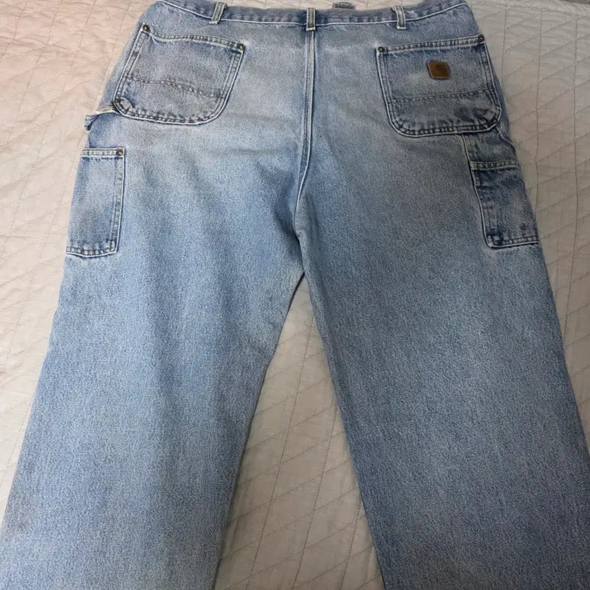 [BUNJANG] Carhartt B73 DST Cool Washing Denim Pants / [42X32] 00s 칼하트 더블니 B73 DST 쿨워싱 데님팬츠 B25