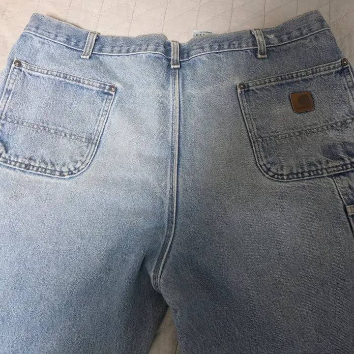 [BUNJANG] Carhartt B73 DST Cool Washing Denim Pants / [42X32] 00s 칼하트 더블니 B73 DST 쿨워싱 데님팬츠 B25