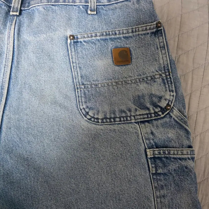[BUNJANG] Carhartt B73 DST Cool Washing Denim Pants / [42X32] 00s 칼하트 더블니 B73 DST 쿨워싱 데님팬츠 B25