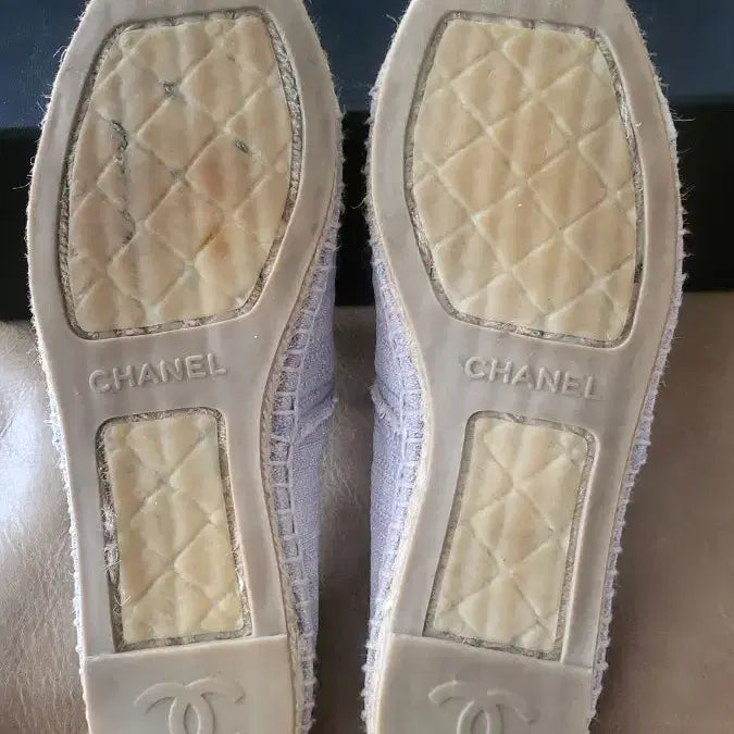 [BUNJANG] Chanel Espadrille Two-Tone Canvas Shoes / 샤넬 에스파듀 투톤 캔버스 38사이즈(235추천)