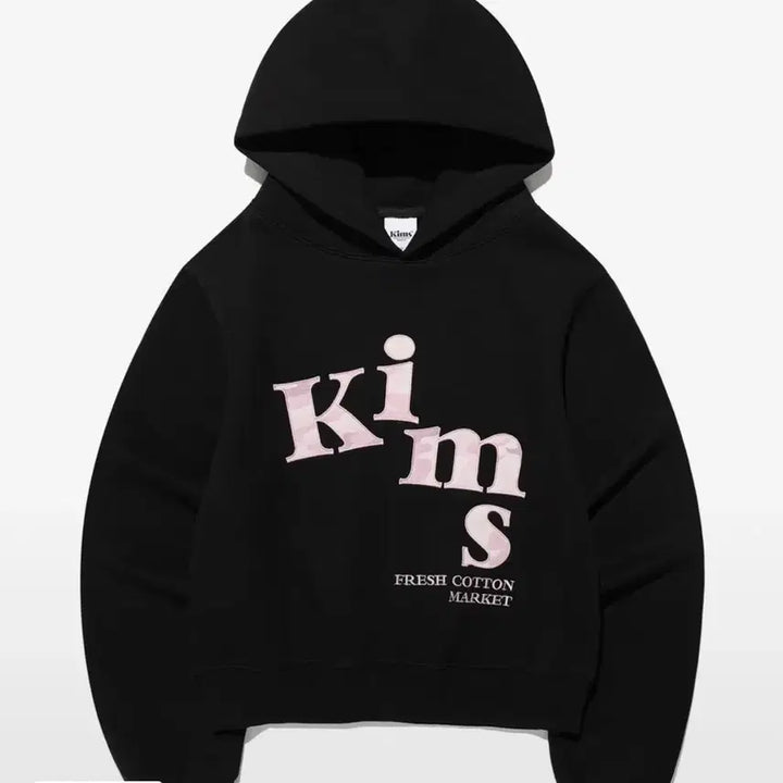 [BUNJANG] Musinsa KIMS Mesh Camo Hoodie Black / 무신사 킴스 메시 카모 후드티 블랙