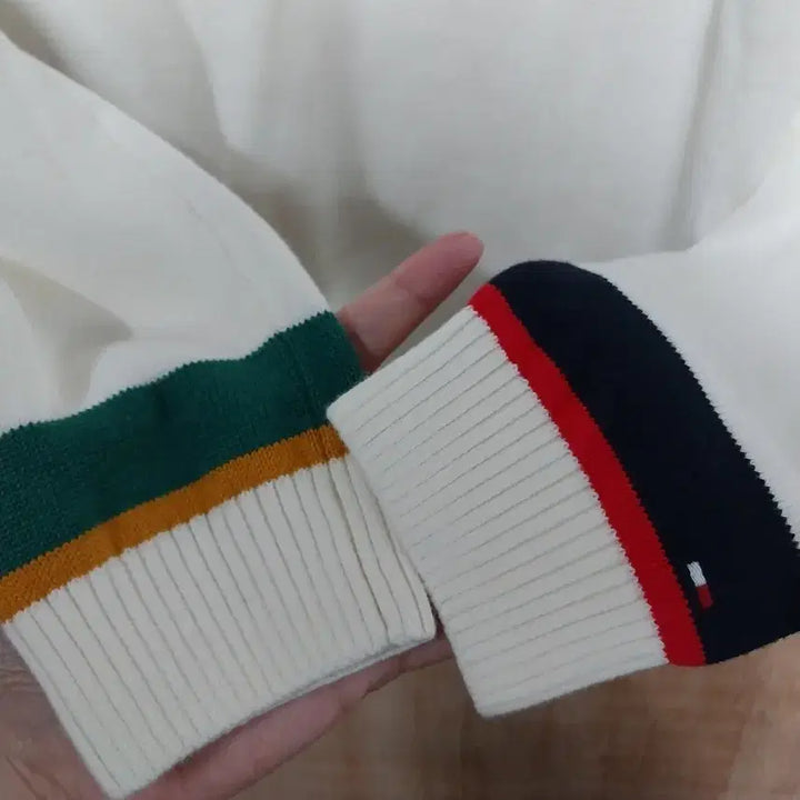 [BUNJANG] Tommy Hilfiger H Logo V-Neck Knit Sweater / 타미힐피거 H로고 브이넥 니트