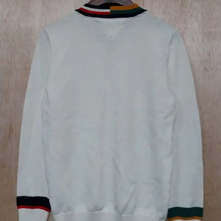 [BUNJANG] Tommy Hilfiger H Logo V-Neck Knit Sweater / 타미힐피거 H로고 브이넥 니트