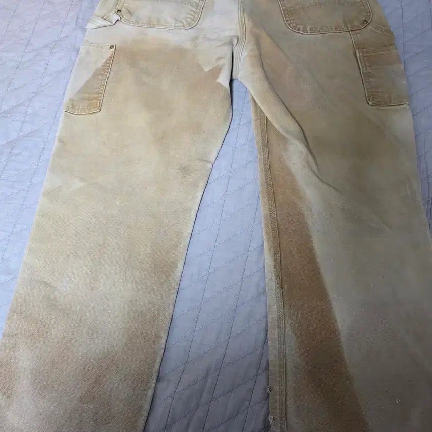 [BUNJANG] Carhartt Double Knee B01 BRN Work Pants / [38X30] 칼하트 더블니 B01 BRN 워크팬츠 크레이지페이드 T-8
