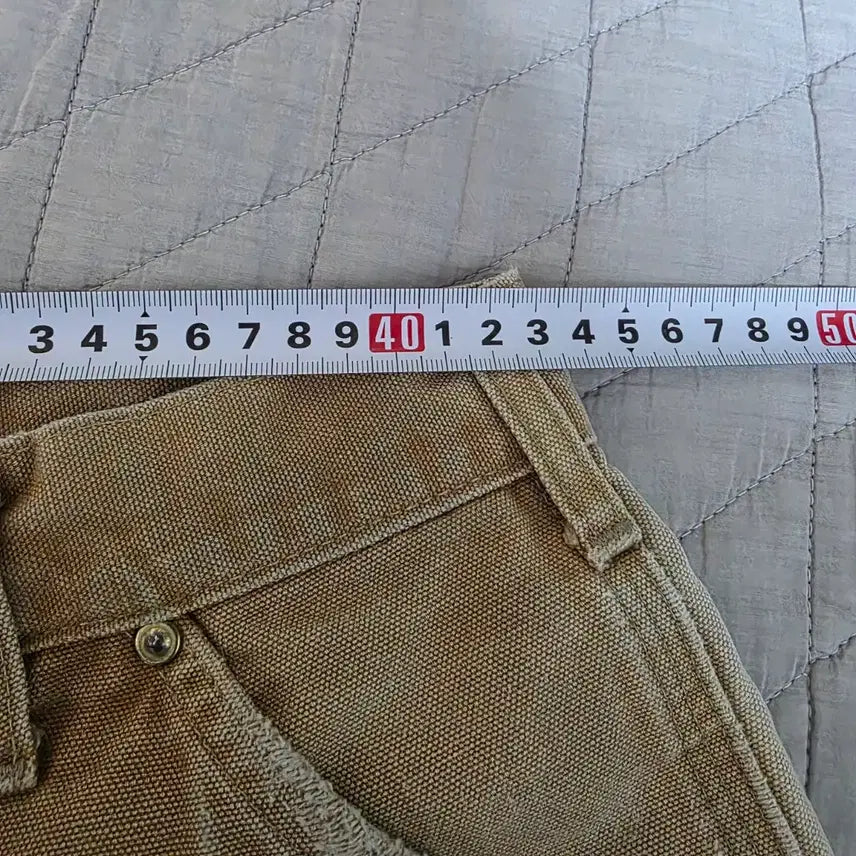 [BUNJANG] Carhartt Double Knee B01 BRN Work Pants / [38X30] 칼하트 더블니 B01 BRN 워크팬츠 크레이지페이드 T-8