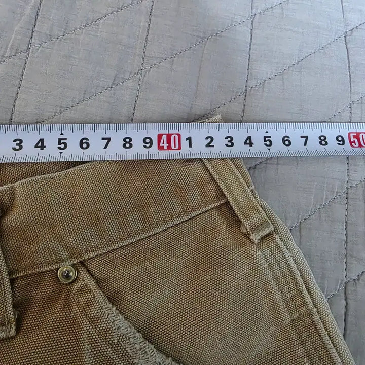 [BUNJANG] Carhartt Double Knee B01 BRN Work Pants / [38X30] 칼하트 더블니 B01 BRN 워크팬츠 크레이지페이드 T-8