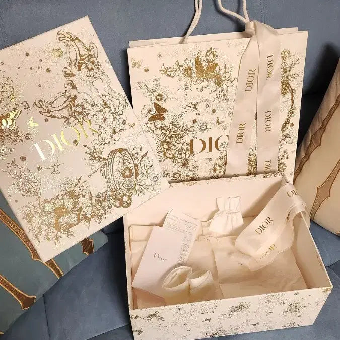 [BUNJANG] Dior Lady Dior Medium Bag Special Box Set with Shopping Bag and Accessories / 10-3)디올가방 레이디백미듐가방박스쇼핑백셋트