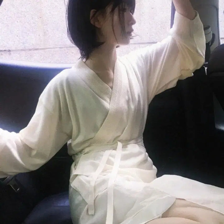[BUNJANG] Yeoul Jeogori Ivory S / 한땀한땀 여울 저고리 상아 S (새상품)