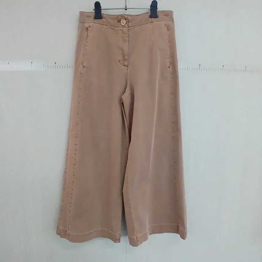 [BUNJANG] MINE Beige Wide Pants / MINE 베이지 컬러 와이드 팬츠