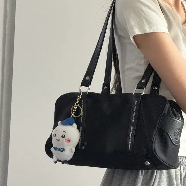 [BUNJANG] Homeboy Sports Club Line Boston Bag / 홈보이스포츠클럽 라인 보스턴 백 (정가 6.8)