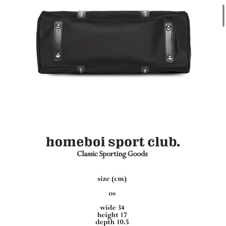 [BUNJANG] Homeboy Sports Club Line Boston Bag / 홈보이스포츠클럽 라인 보스턴 백 (정가 6.8)