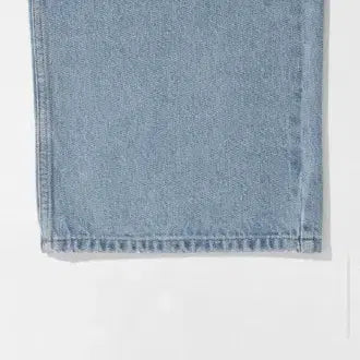 [SOLD OUT] GLW 굿라이프웍스 이지 와이드 데님 팬츠 빈티지 라이트블루 XL 청바지