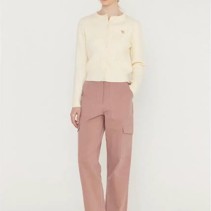 [BUNJANG] General Idea Women Feminine Cargo Pants / 제너럴아이디어 우먼페미닌카고바지 핑크