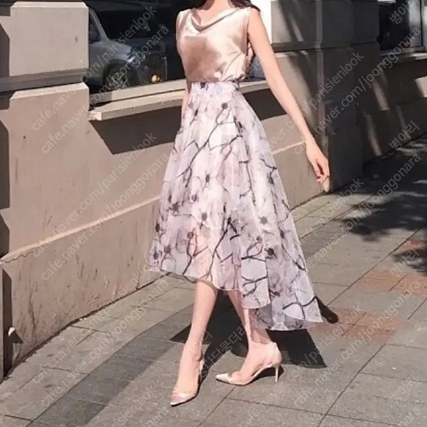 [SOLD OUT] 라벨르블랑 수채화 스커트