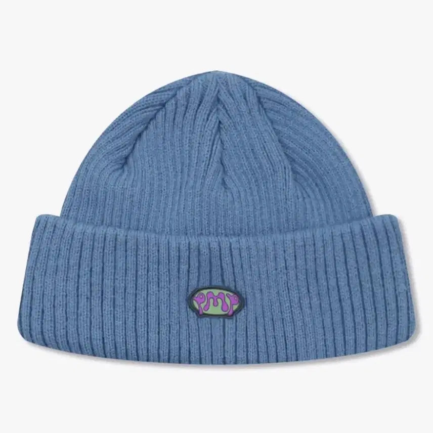 [BUNJANG] Glack x Jjicgu GZC002 PMP Logo Big Beanie / 글랙x지꾸 GZC002 PMP 로고 빅 비니 BLUE