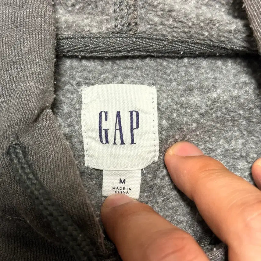[BUNJANG] 갭 GAP 그레이 후드집업 m / 갭 GAP 그레이 후드집업 m