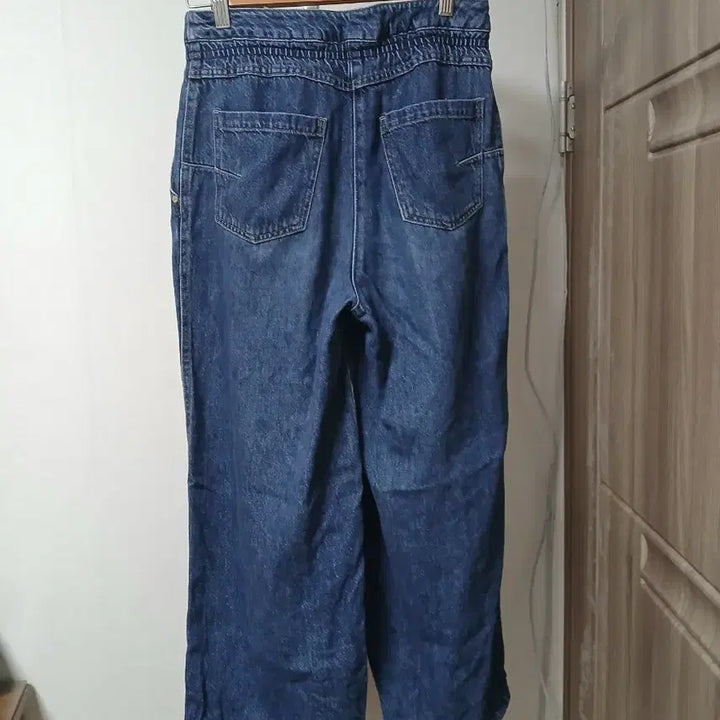 [SOLD OUT] 한섬마인 청바지 핀턱 와이드 데님 팬츠64
