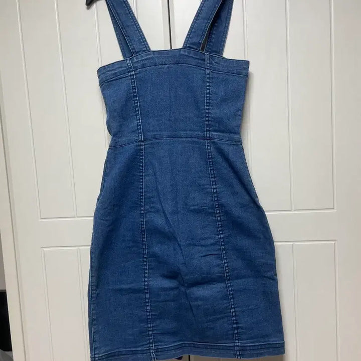 [BUNJANG] H&amp;M 데님 멜빵 원피스 32 / H&amp;M 데님 멜빵 원피스 32