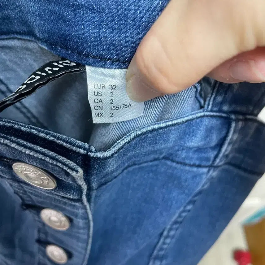 [BUNJANG] H&amp;M 데님 멜빵 원피스 32 / H&amp;M 데님 멜빵 원피스 32