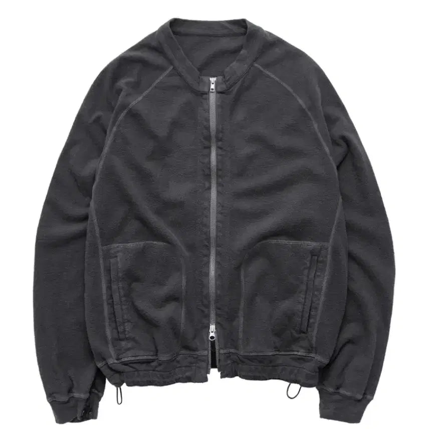 [SOLD OUT] 2) 폴리테루 러프셋 집업 퍼플차콜
