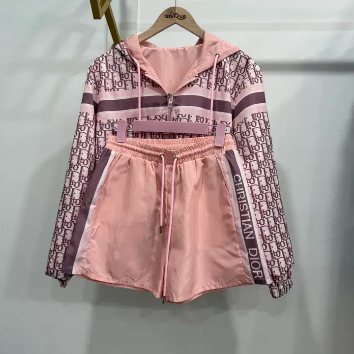 [SOLD OUT] 양면 점퍼 바람막이 반바지 세트