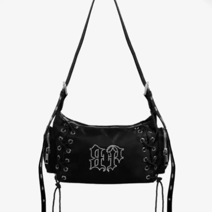 [BUNJANG] Black Purple Glow Corset Bag / 블랙퍼플 글로우 코르셋백