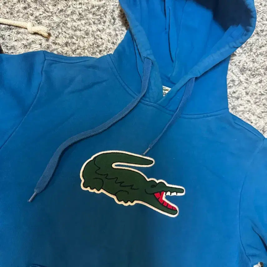 [BUNJANG] Lacoste Hoodie Set / 라코스테 블루 후드티 2사이즈와 네이비 후드집업 95