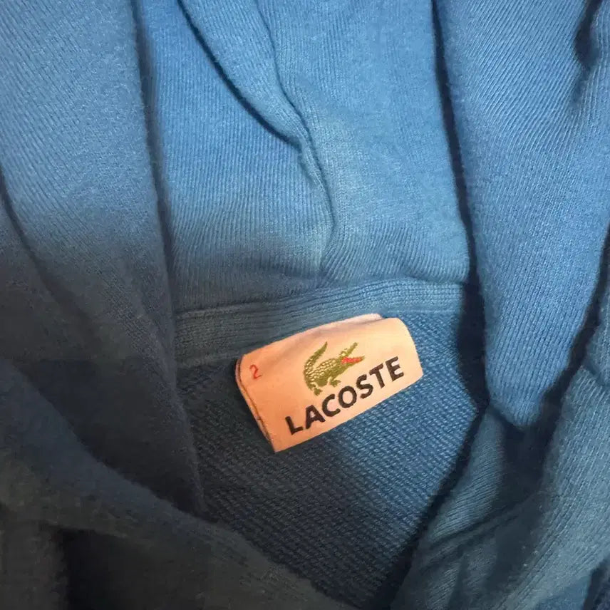 [BUNJANG] Lacoste Hoodie Set / 라코스테 블루 후드티 2사이즈와 네이비 후드집업 95