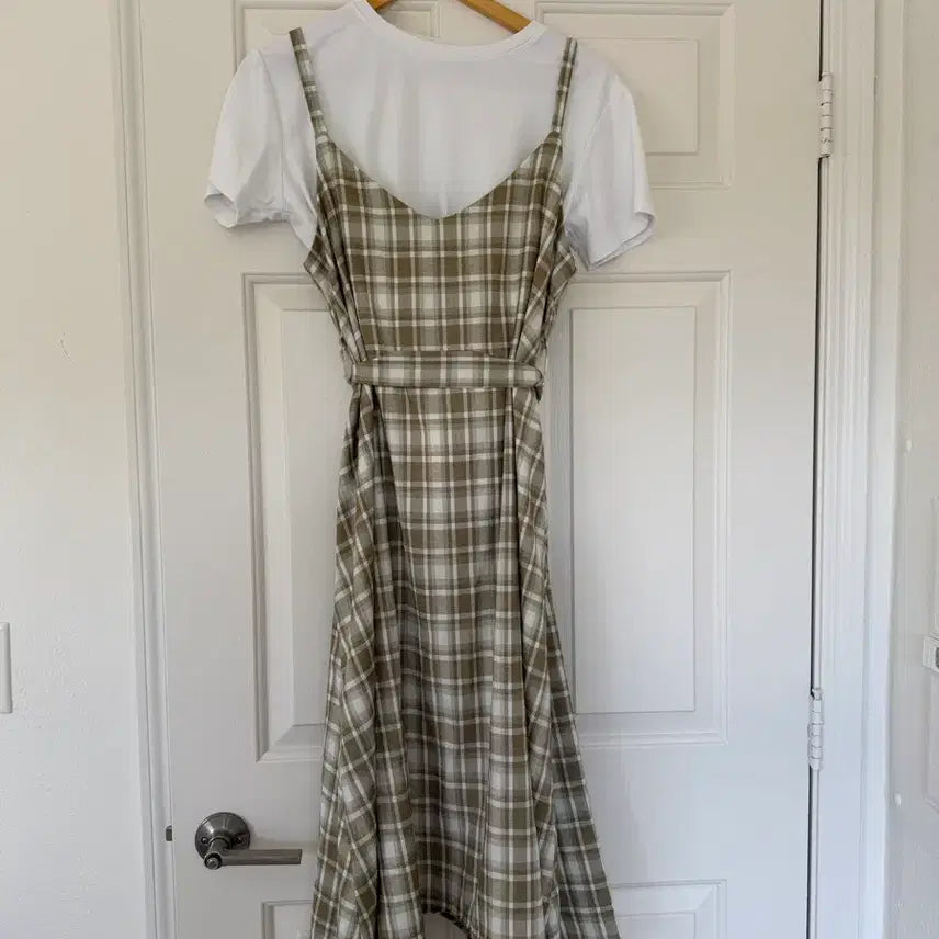 [BUNJANG] NINE Checkered Dress / 나인 체크 원피스