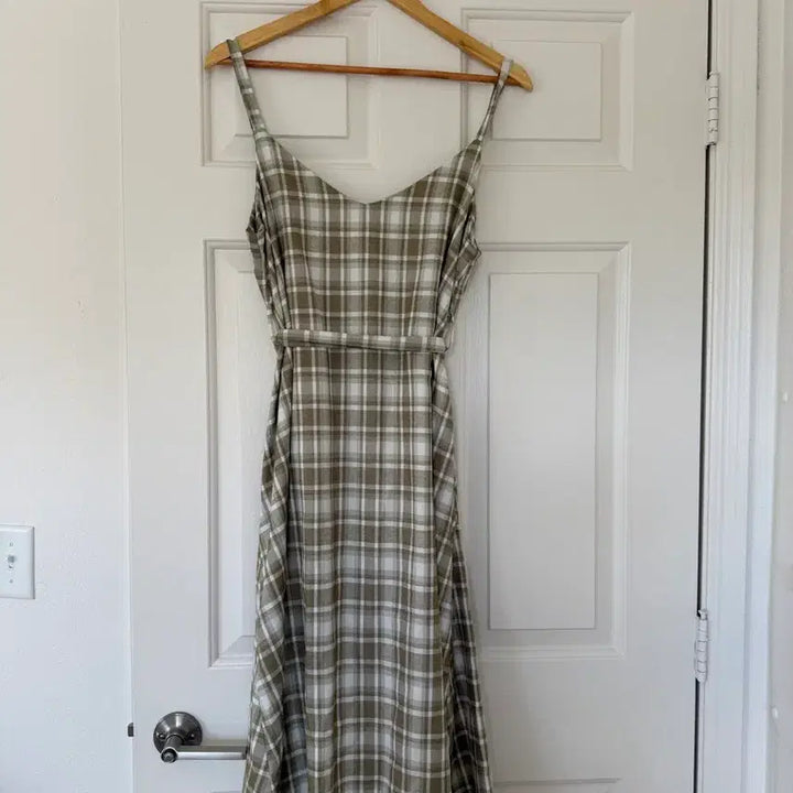 [BUNJANG] NINE Checkered Dress / 나인 체크 원피스