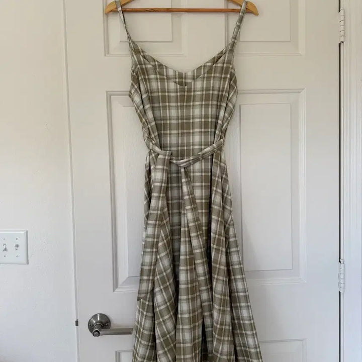 [BUNJANG] NINE Checkered Dress / 나인 체크 원피스