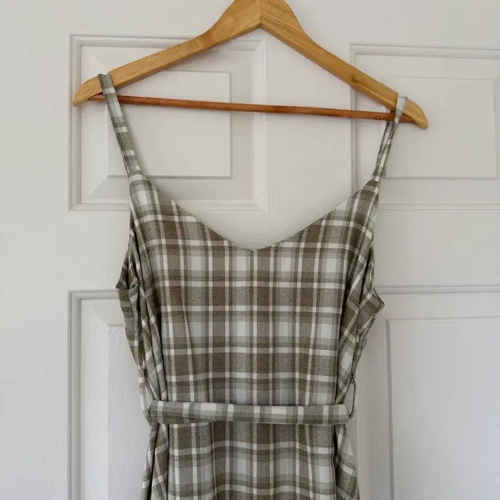 [BUNJANG] NINE Checkered Dress / 나인 체크 원피스