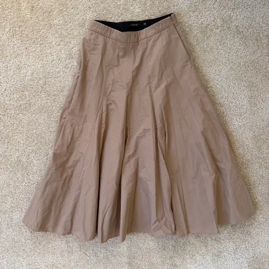 [BUNJANG] Jill Stuart Long Flare Skirt (Beige) / 질스튜어트 롱 플레어 치마 (베이지)