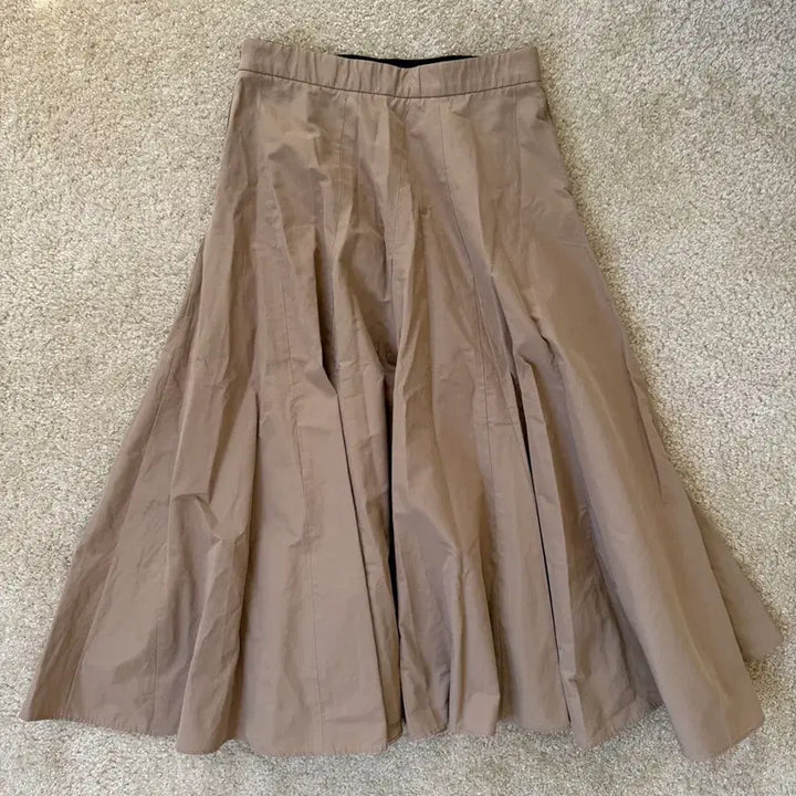 [BUNJANG] Jill Stuart Long Flare Skirt (Beige) / 질스튜어트 롱 플레어 치마 (베이지)