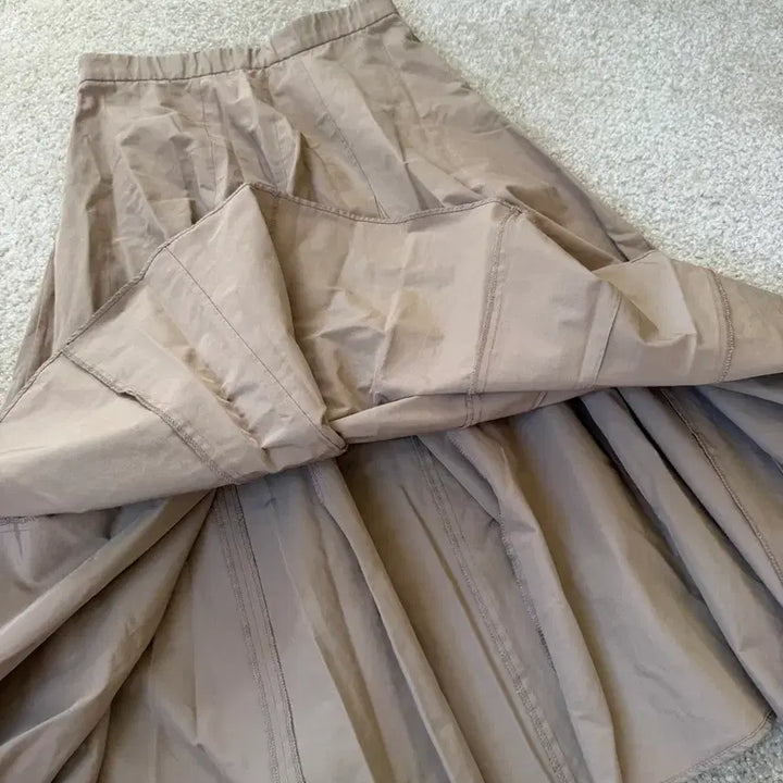 [BUNJANG] Jill Stuart Long Flare Skirt (Beige) / 질스튜어트 롱 플레어 치마 (베이지)