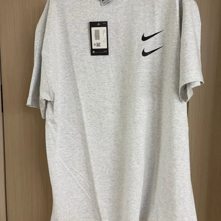 [SOLD OUT] 나이키 멜란지그레이 블랙로고 반팔티 XL,2XL
